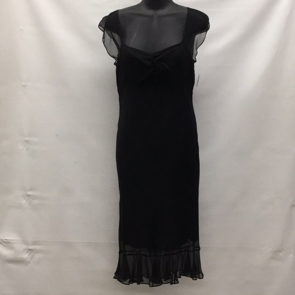 Pure Silk Black Dress